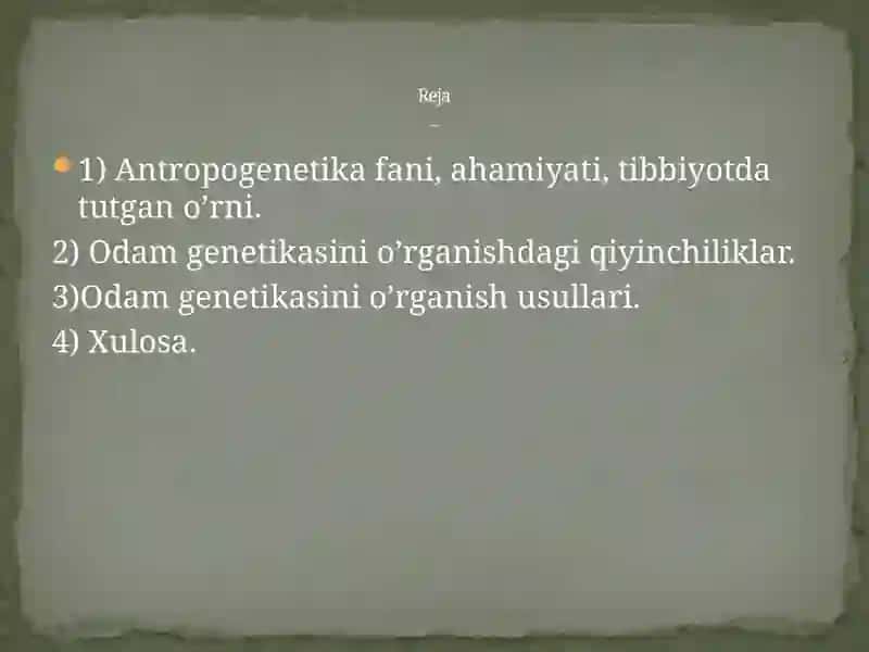 Antropogenetika 2