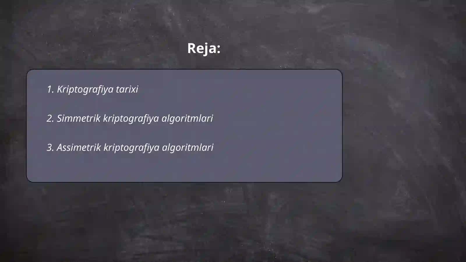 Kriptografik algoritmalar 2