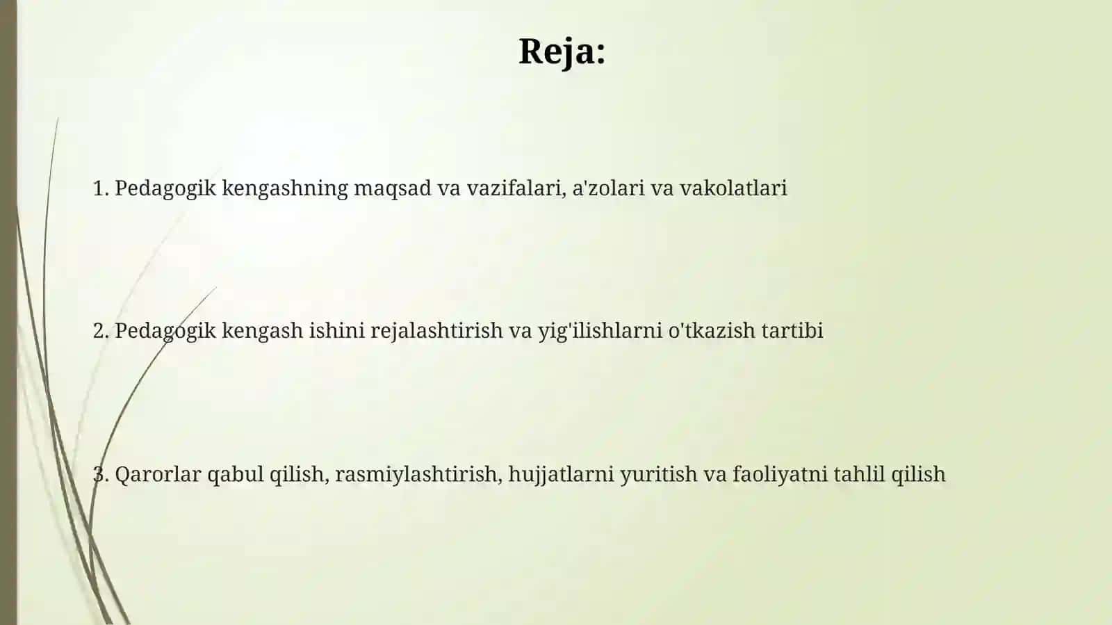 Maktabgacha ta’lim tashkilotlarda pedagogik kengash loyixasini tayyorlash 2