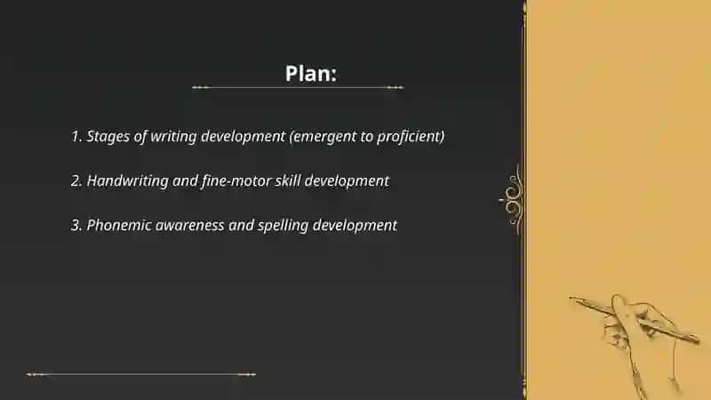 The development of writing skills 2