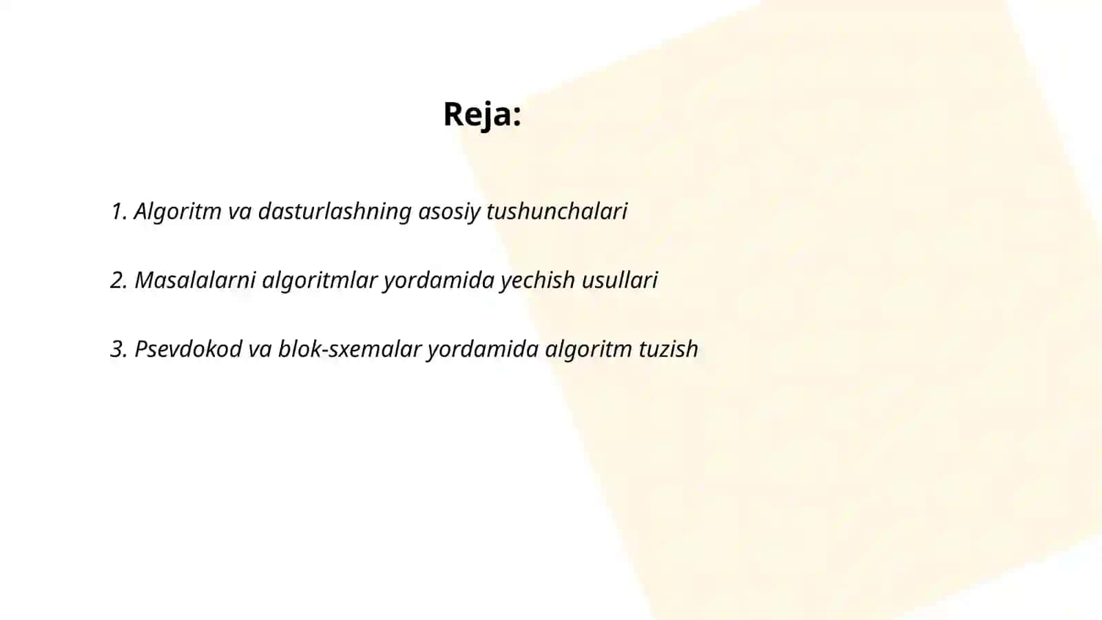 Masalalarni algoritmini tuzish va shu algoritm asosoda Delphi dasturlash tilida dastur tuzish 2