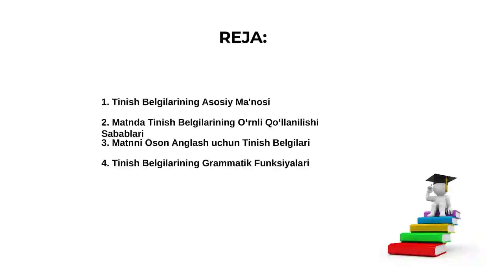 Tinish Belgilarining Asosiy Ma'nosi 2