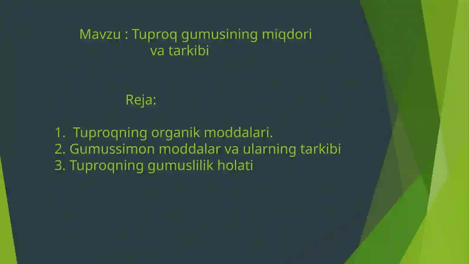 Najmiddinova Gulnora - Tuproqshunoslik ta’limi 2