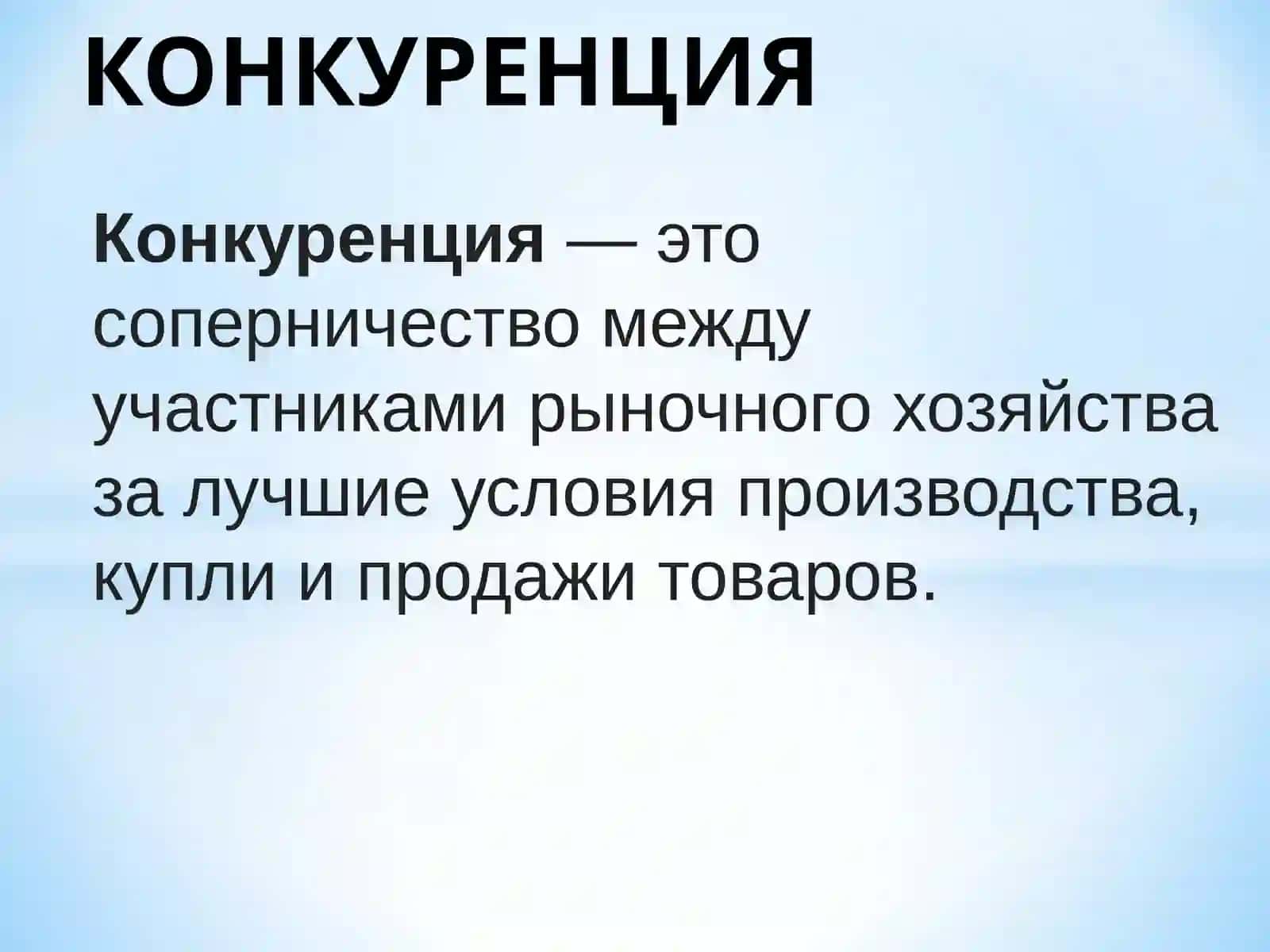Виды конкуренции 2