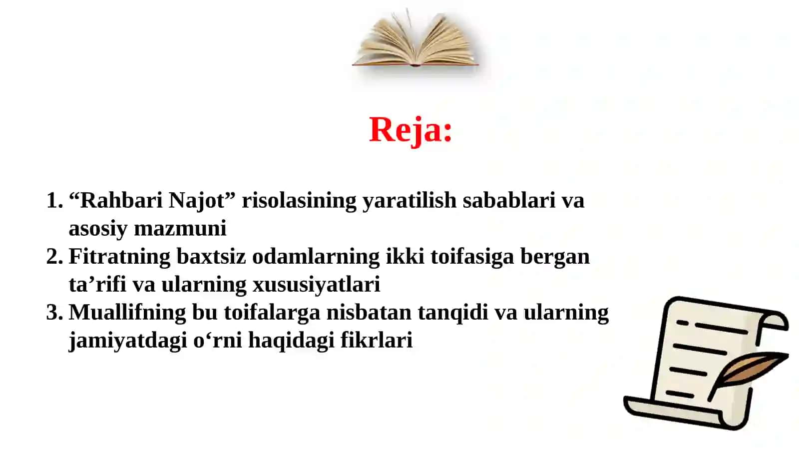 Abdurauf Fitratning “Rahbari Najot”risolasidagibaxtsizodamlarningikkitoifasigaoidqarashlar 2