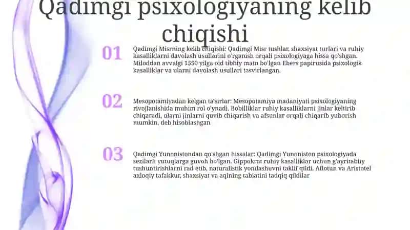 Antik Davr Psixalogiyasi 2