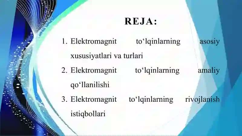 Elektromagnit to‘lqinlarning inson hayotidagi amaliy qo‘llanilishi 2