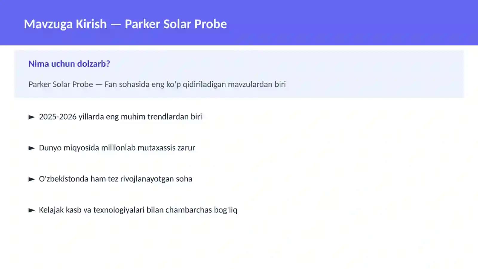 Parker Solar Probe 2