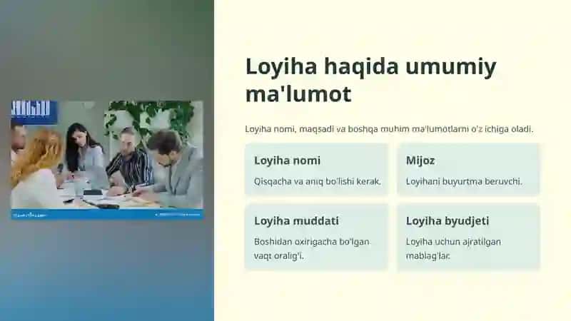 Loyiha Tahlili 2