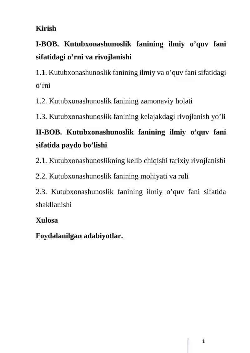 KUTUBXONASHUNOSLIK FANINING ILMIY O’QUV FANI SIFATIDA PAYDO BO’LISHI VA SHAKLLANISHI (XIX) 2
