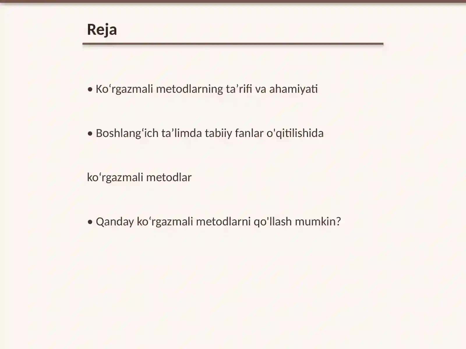 Boshlangʻich taʼlim tabiiy fanlar darslarida koʻrgazmali metodlardan foydalanish 2