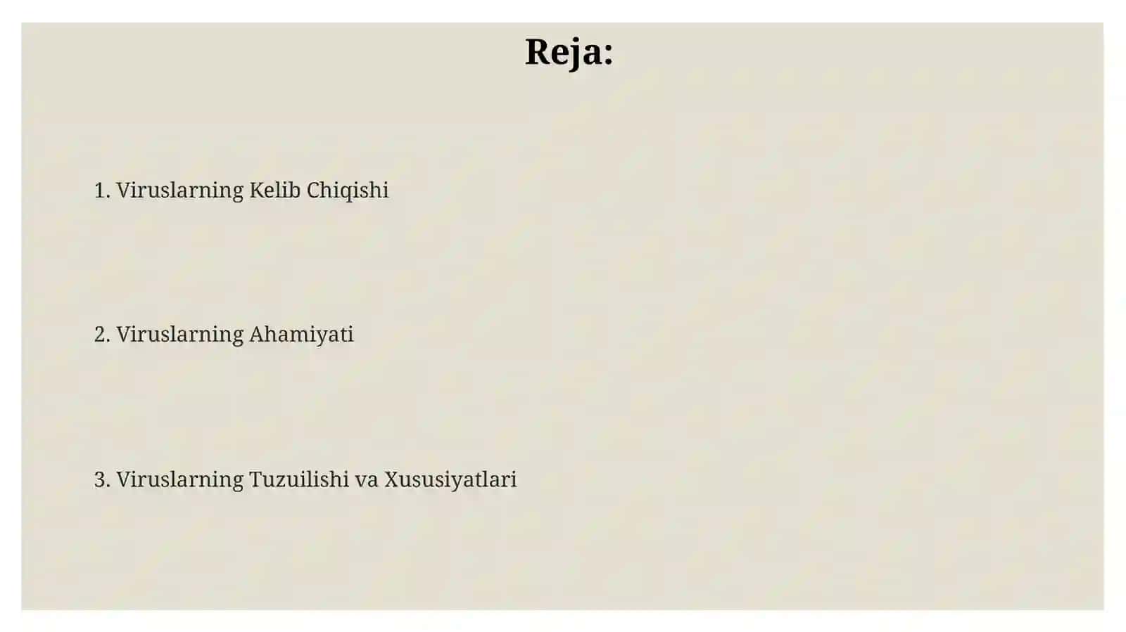 Viruslarning Kelib Chiqishi 2