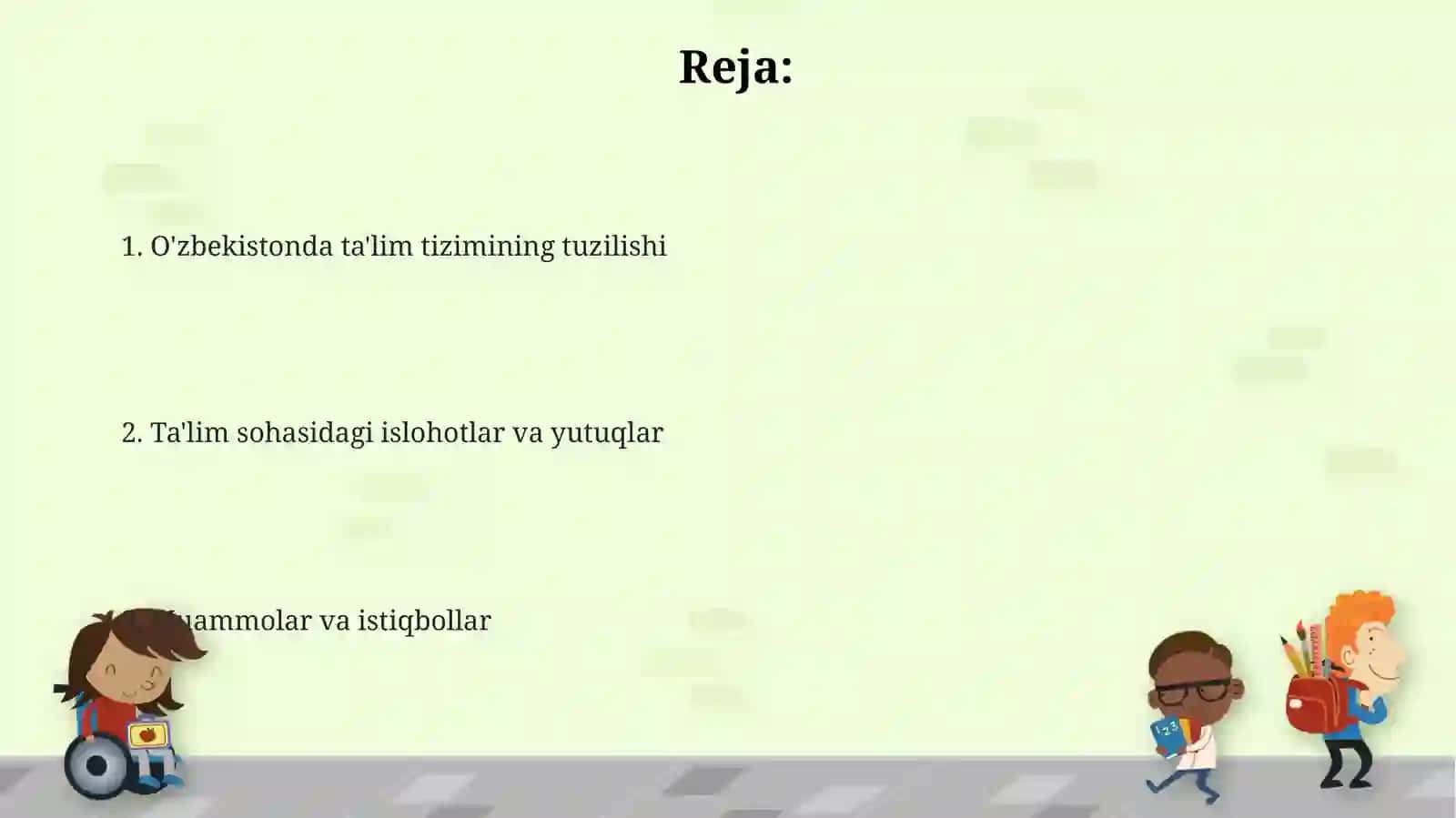 Oʻzbekiston taʼlim tizimi 2
