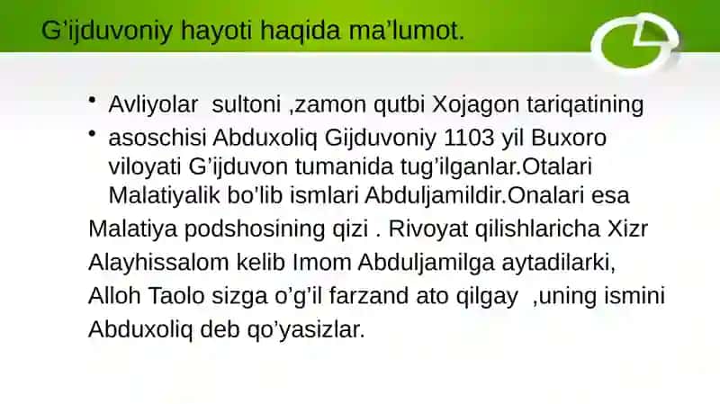 Abduxoliq G’ijduvoniy 2