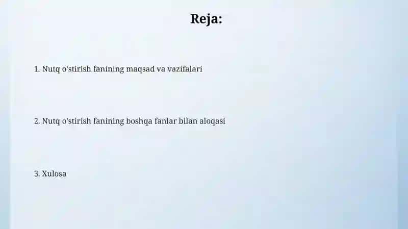 Bolalar nutqini o'stirish fanining boshqa fanlar bilan aloqasi haqida ma'lumot 2
