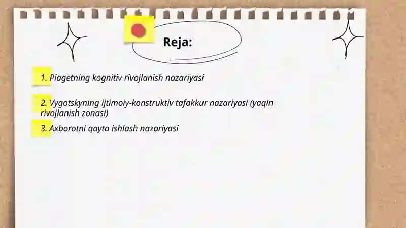 Tafakkur borasidagi psixologik nazariyalar 2