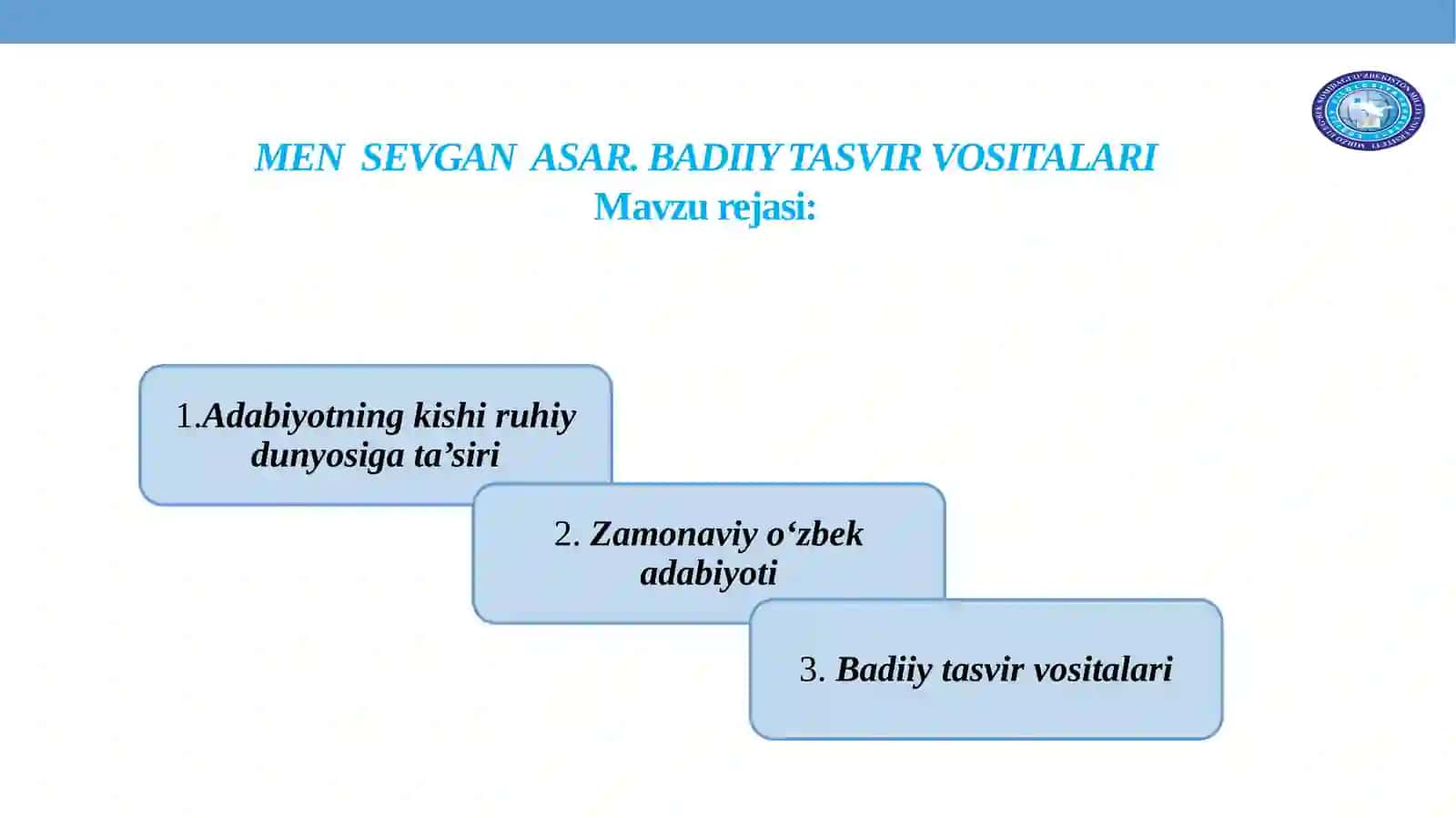 MEN SEVGAN ASAR. BADIIY TASVIR VOSITALARI 2