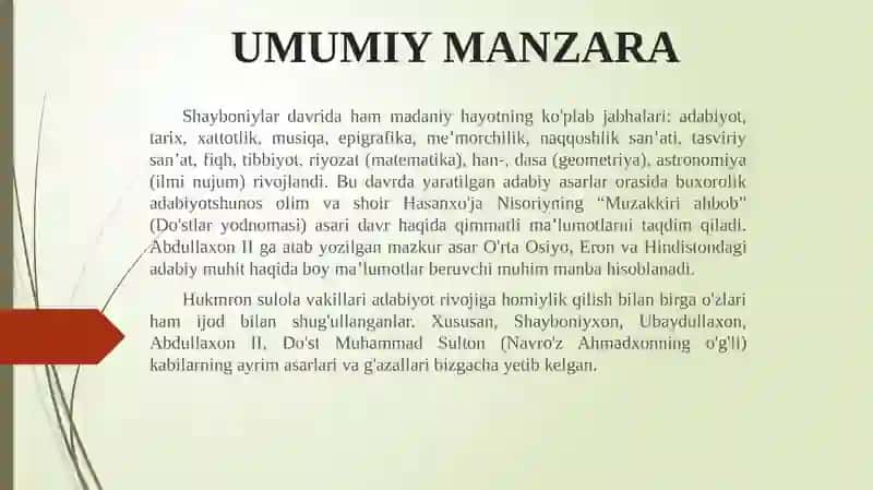 9-sinf O‘zbekiston tarixi 2