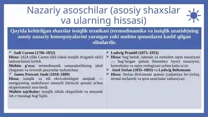 Issiqlik texnikasi 2