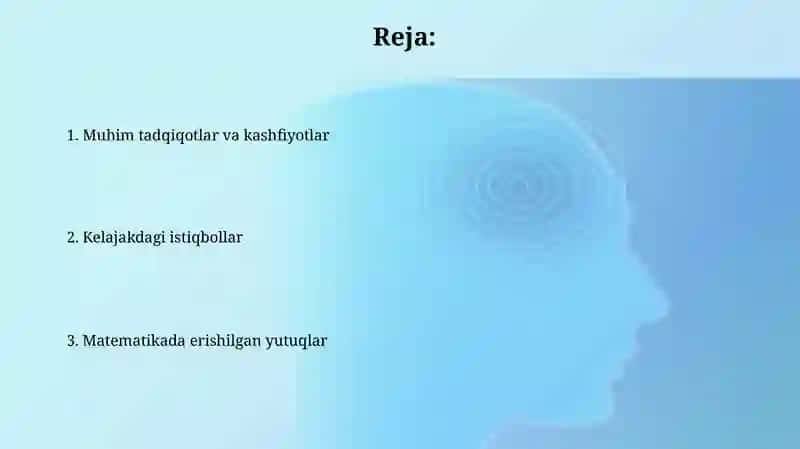 Matematika fanidan 2024-2025 o'quv yilida erishilgan yutuqlar 2