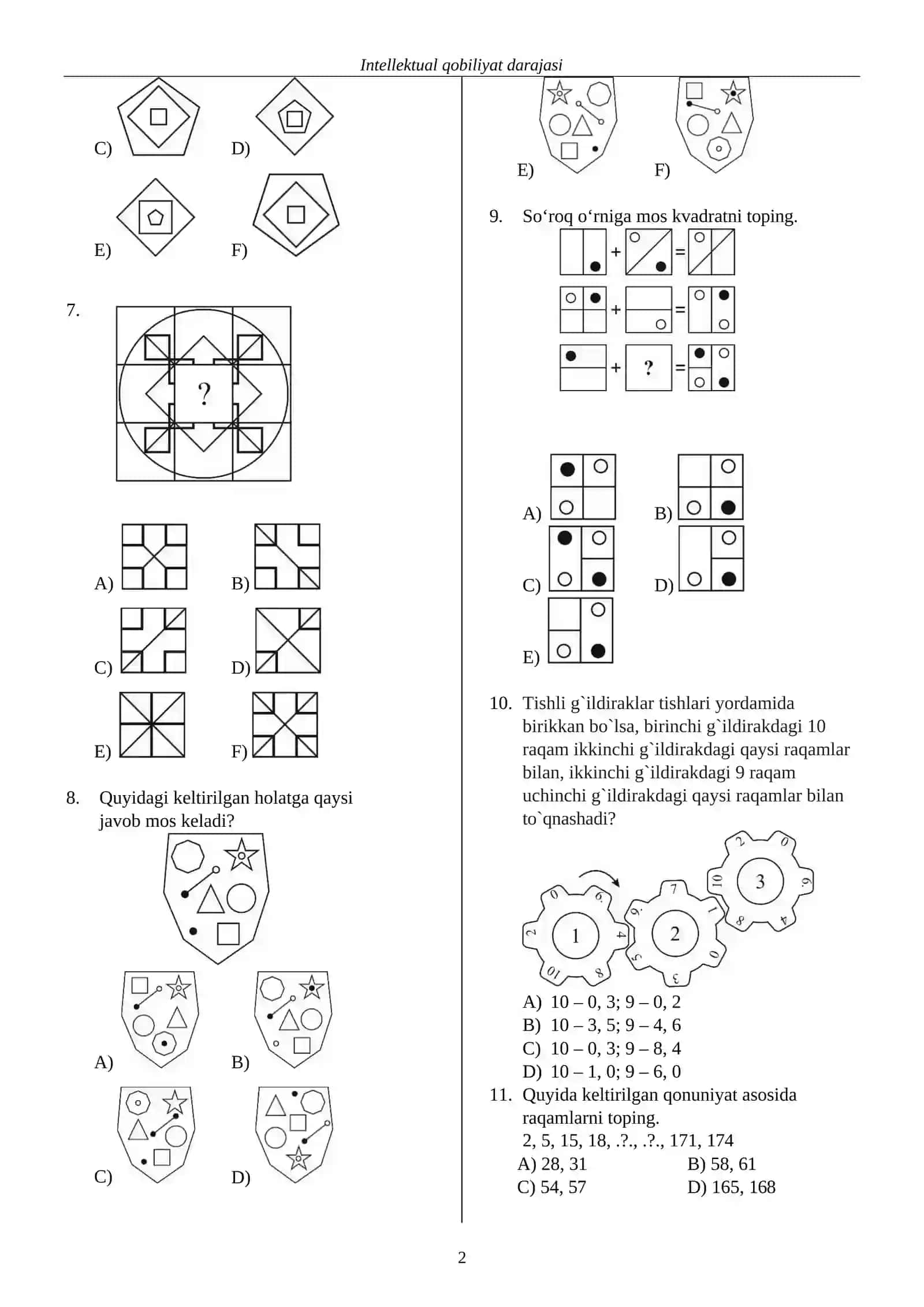 IQ test 2