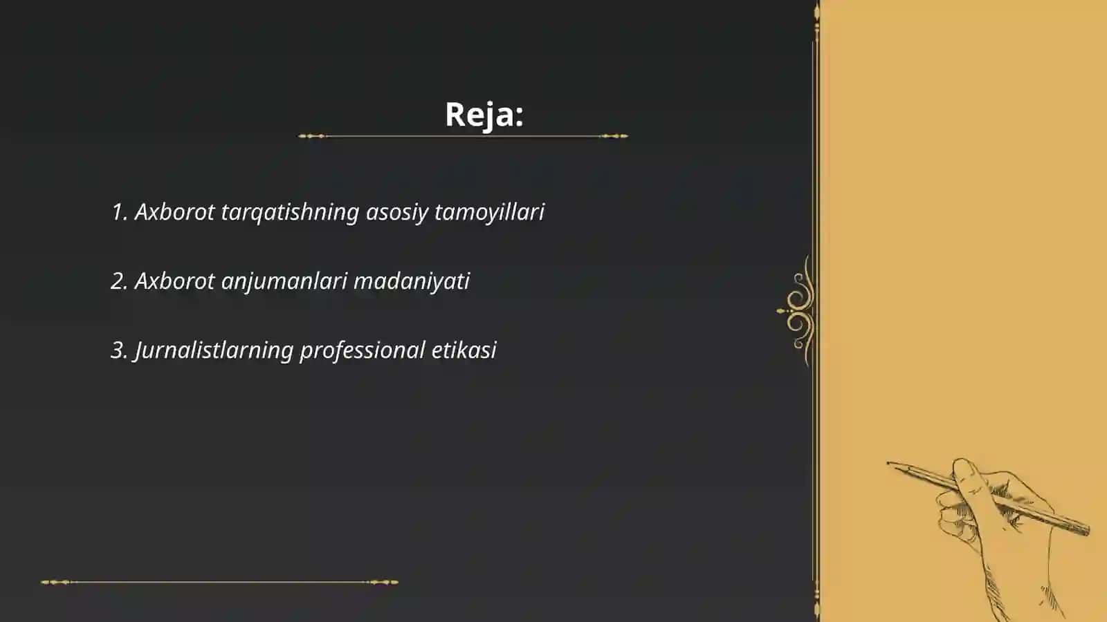 Media maydonda axborot tarqatish madaniyati 2