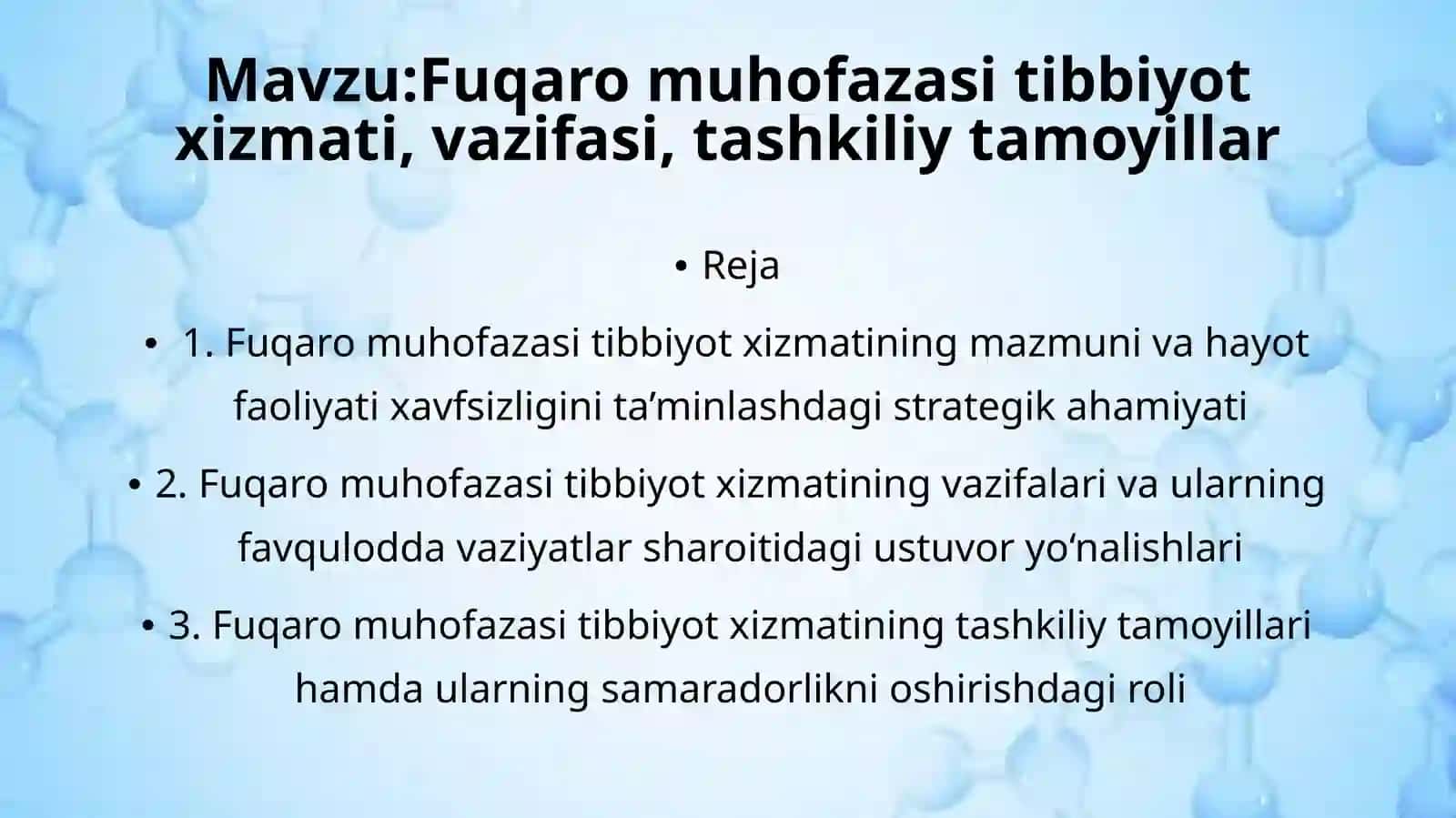 Fuqaromuhofazasitibbiyotxizmati, vazifasi, tashkiliytamoyillar 2