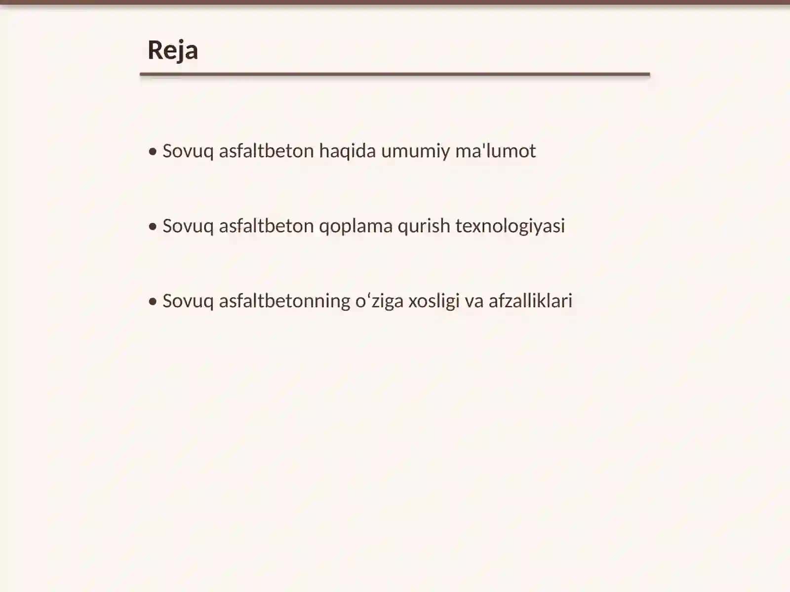 Sovuq asfaltbetondan qoplama qurish texnologiyalarining o‘ziga xosligi 2