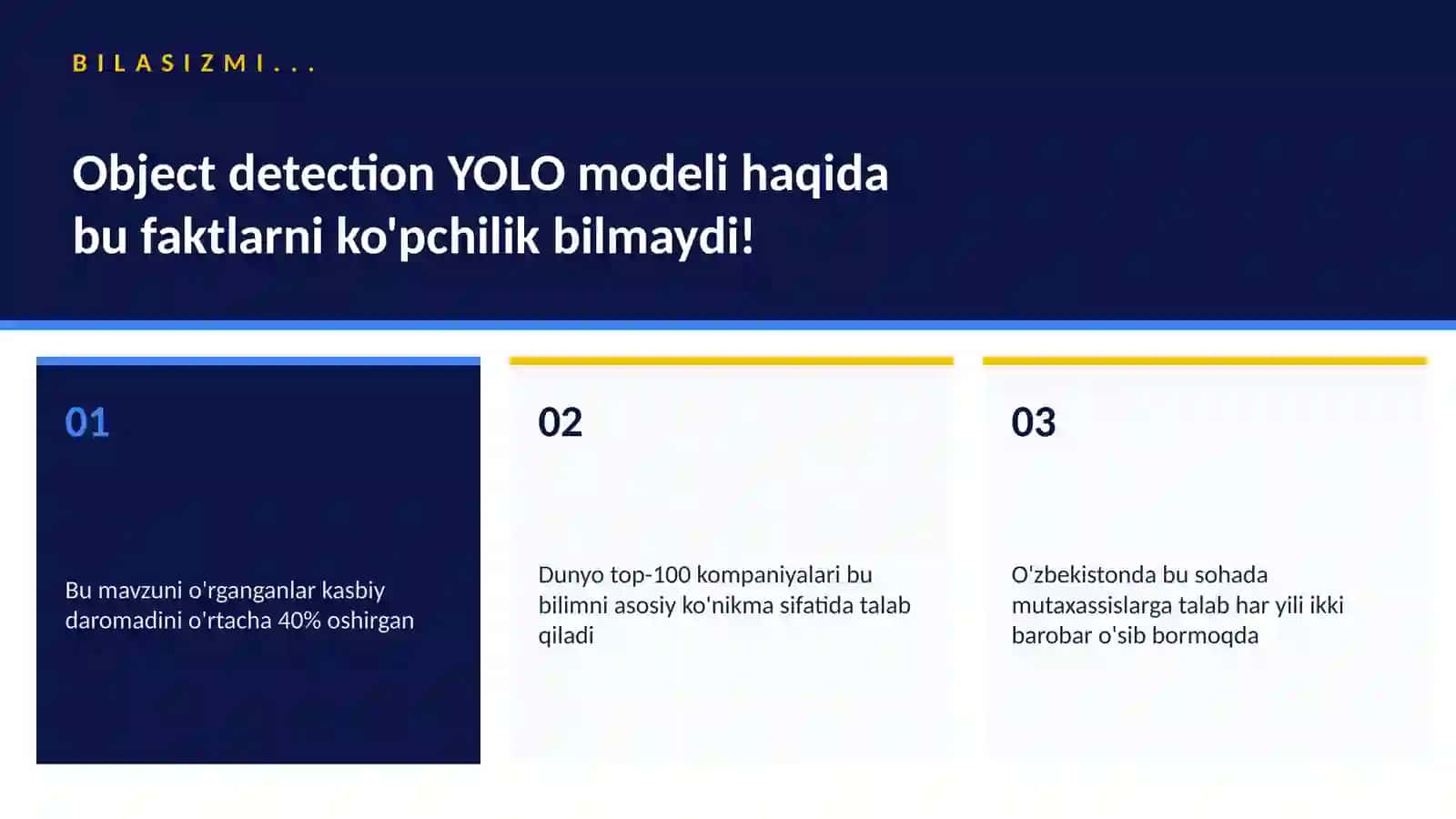 Object detection YOLO modeli 2