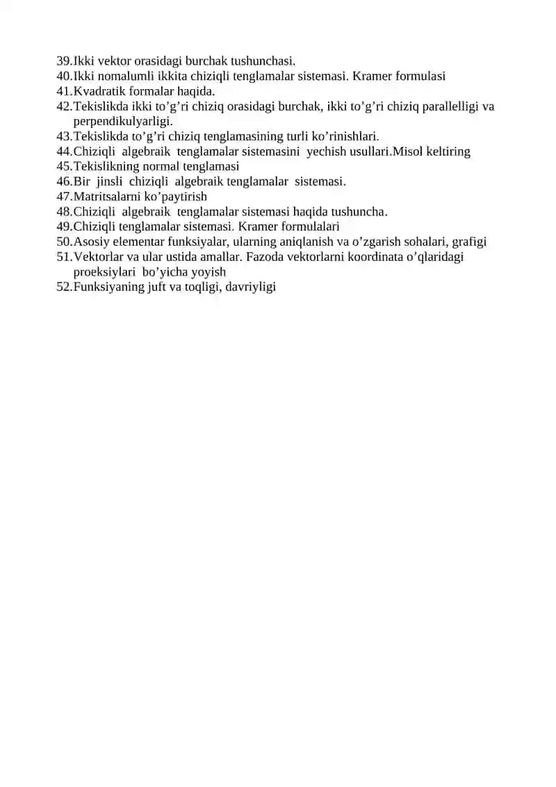 Iqtisodchilar uchun matematika 2