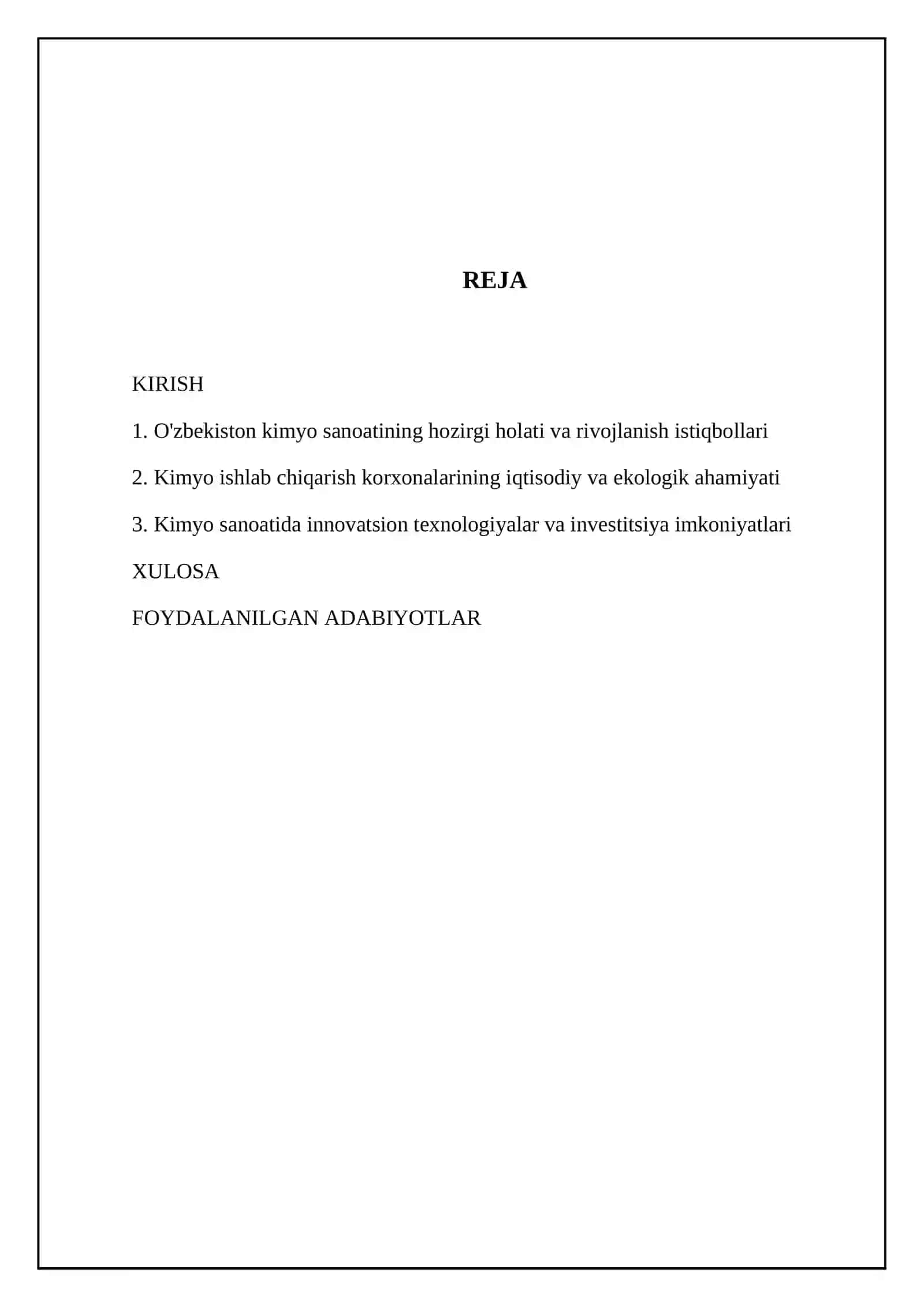 Respublikadagi kimyoviy ishlab chiqarish korxonalari 2