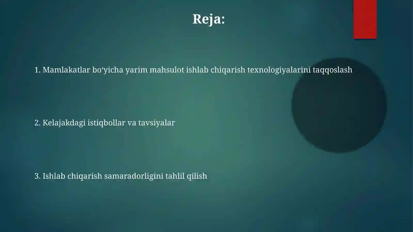 Submahsulotlarini ishlab chiqarish texnologiyasi 2