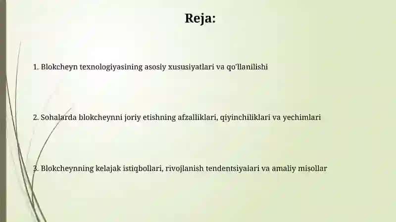 Blokcheyn texnologiyasining mohiyati va asoslari 2