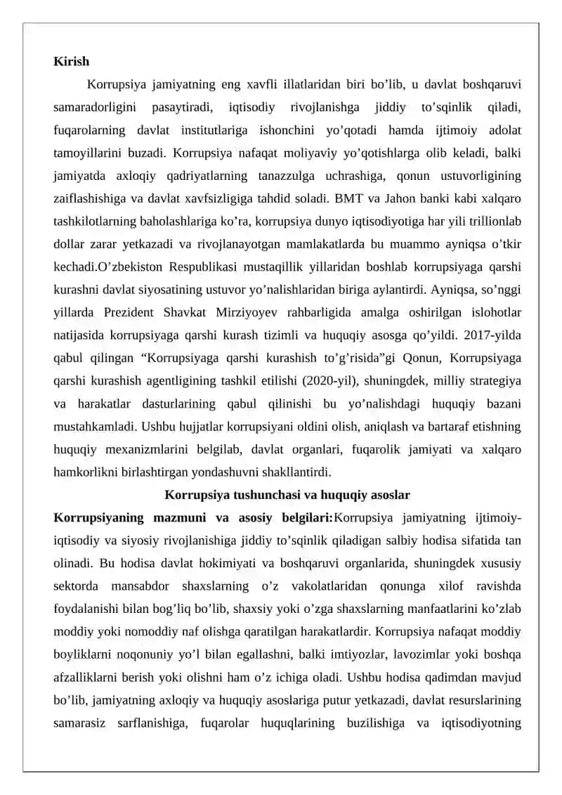 Korrupsiyaga qarshi kurashishning huquqiy strategiyasi 2