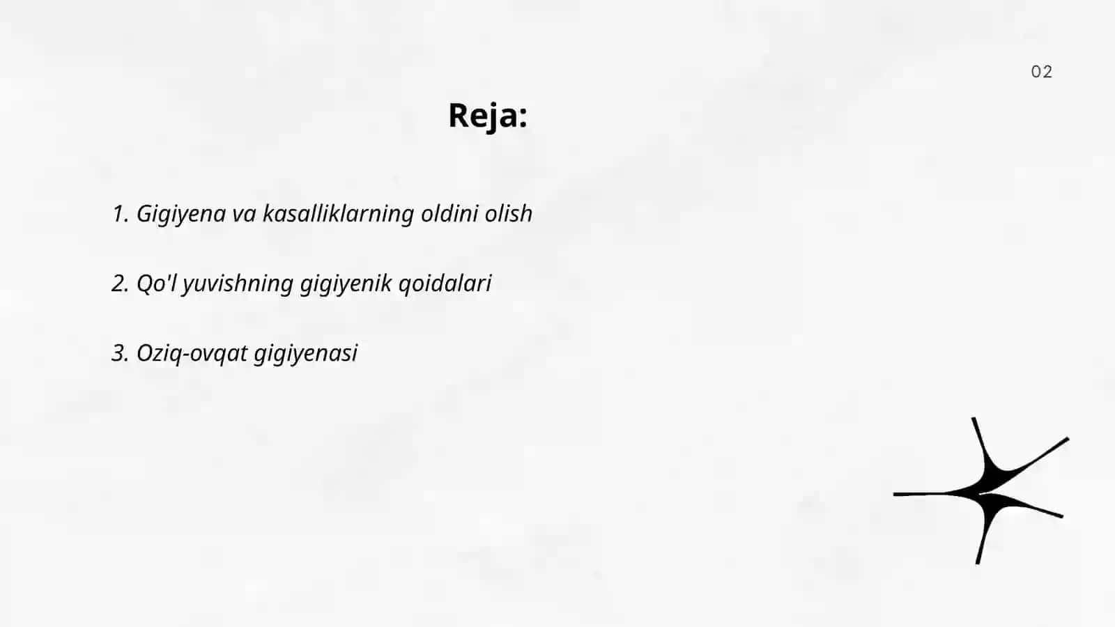Gigiyena va kasalliklarning oldini olish 2