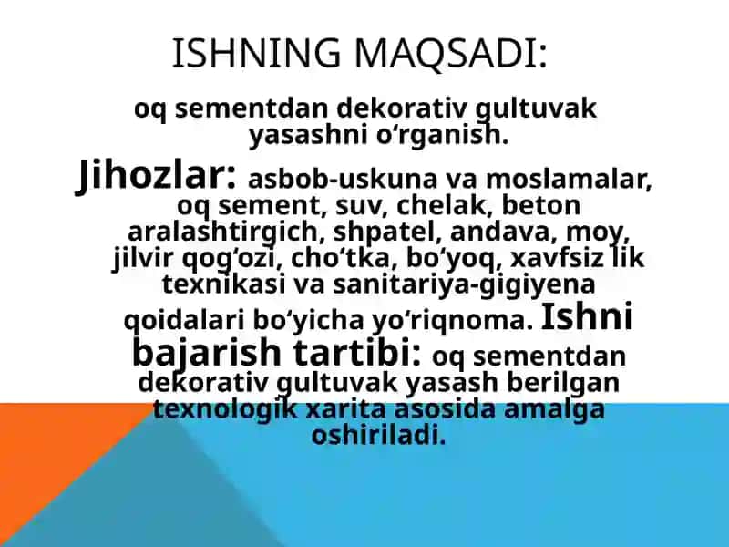 Oqsementdan dekorativ gultuva kyasash 2