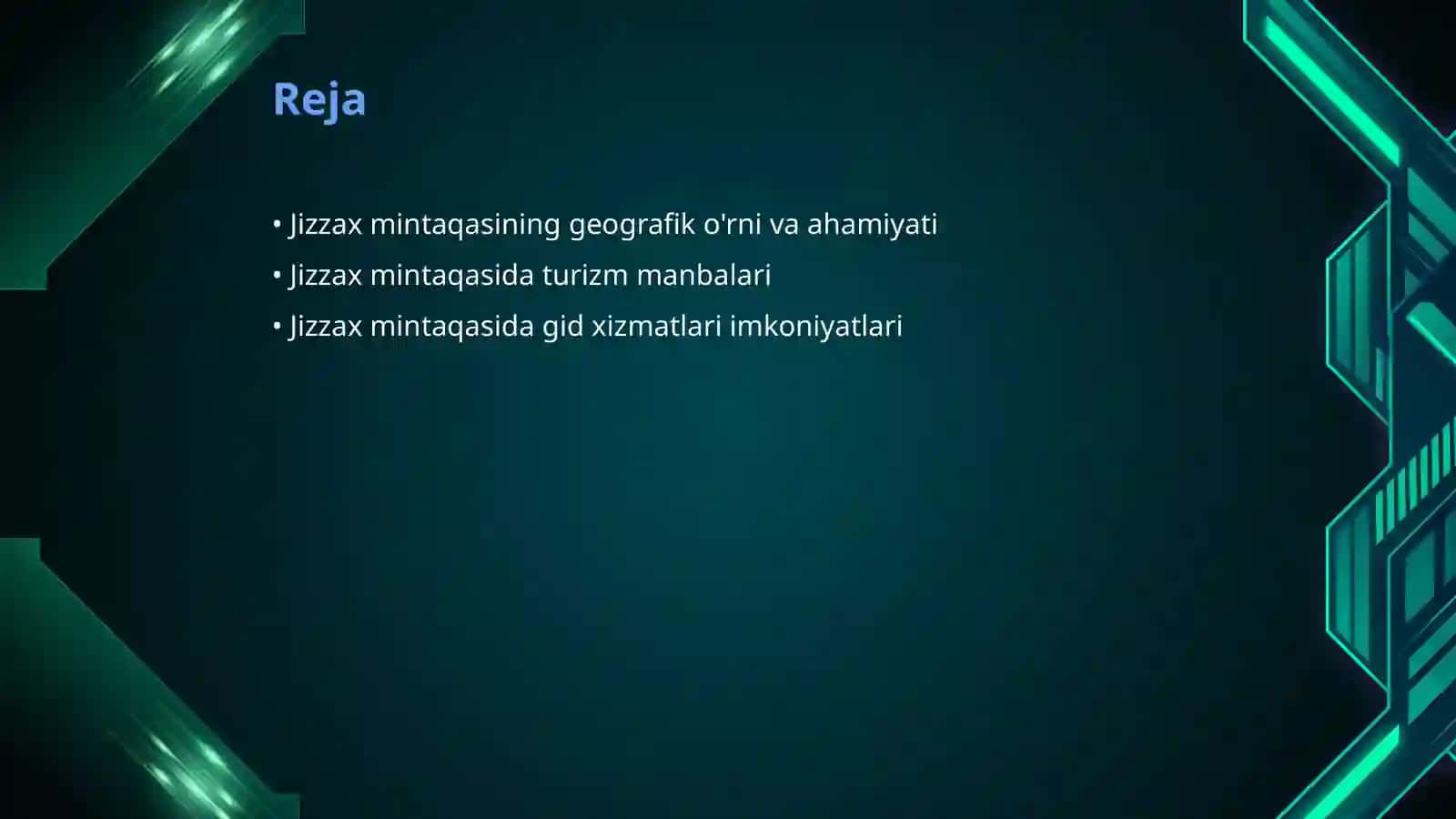 Jizzax mintaqasi bo'yicha gid portfeli 2