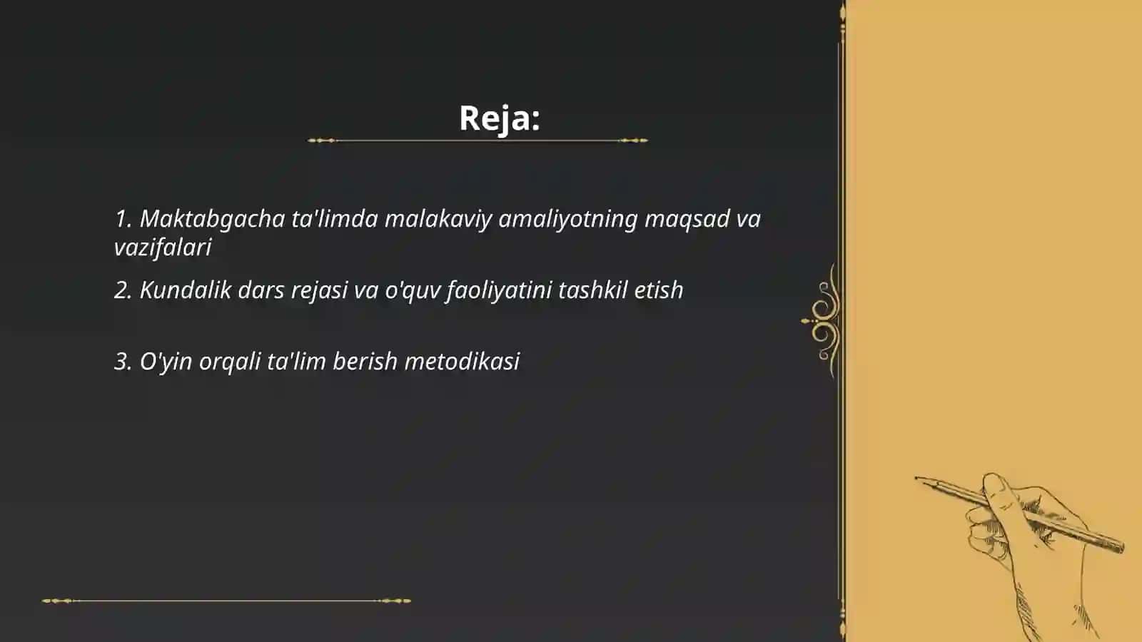 Maktabgacha ta'limda malakaviy amaliyotning maqsad va vazifalari 2