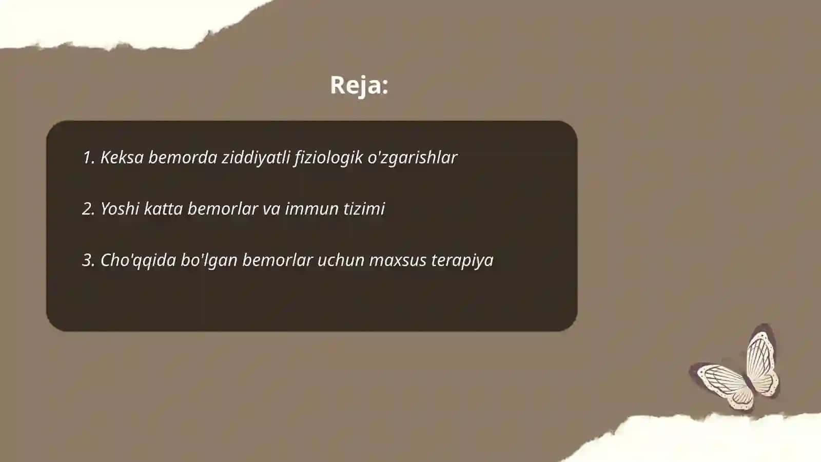 Keksa bemor 2