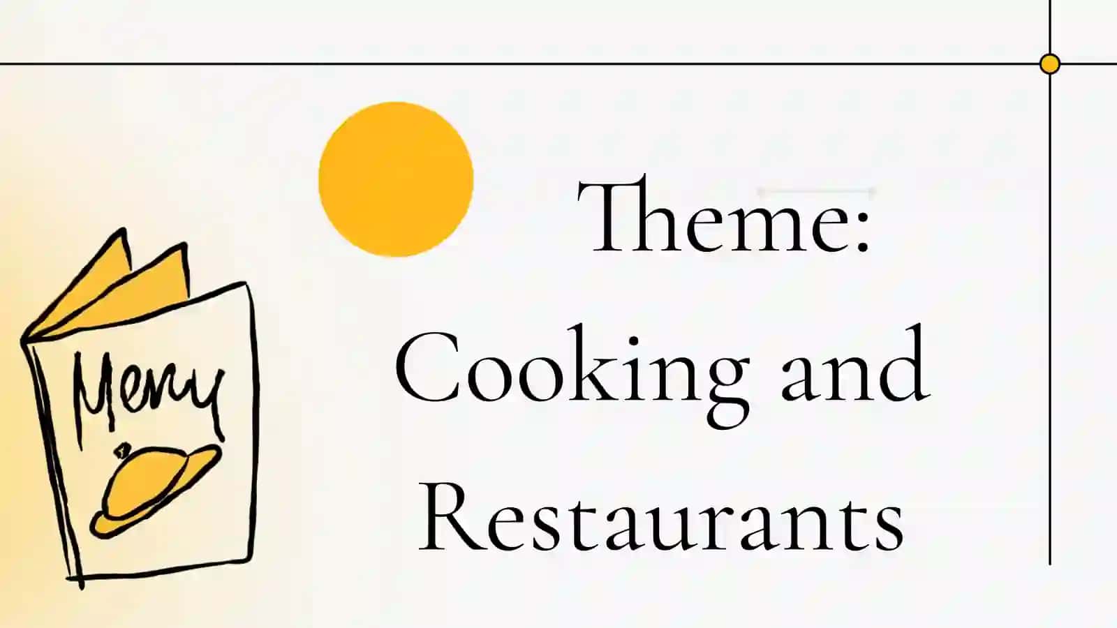 Cooking and Restaurants 2