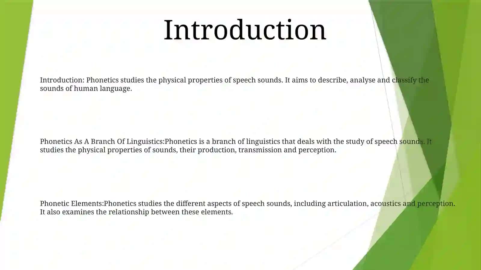 Phonetics As A Branch Of Linguistics 2