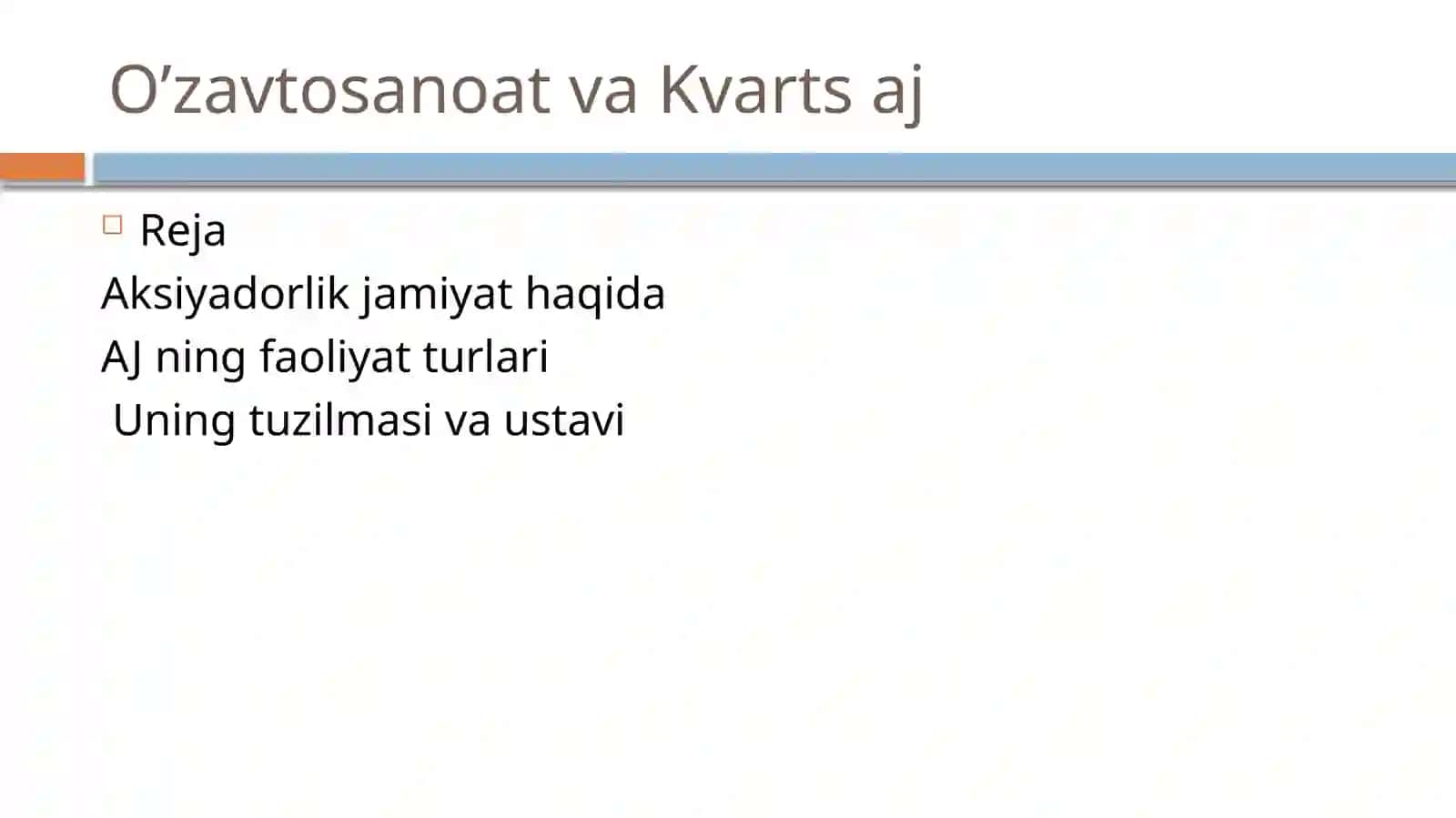 O‘zbekistondagi ikkita yirik Aktsiyadorlik Jamiyati misolidaiqtisodiy jarayonlarning chuqur tahlili va ko‘rsatkichlari 2