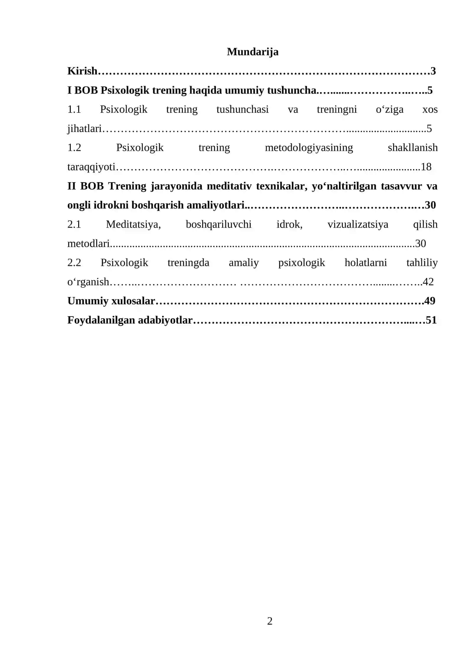 Treningda meditatsiya va vizualizatsiya 2