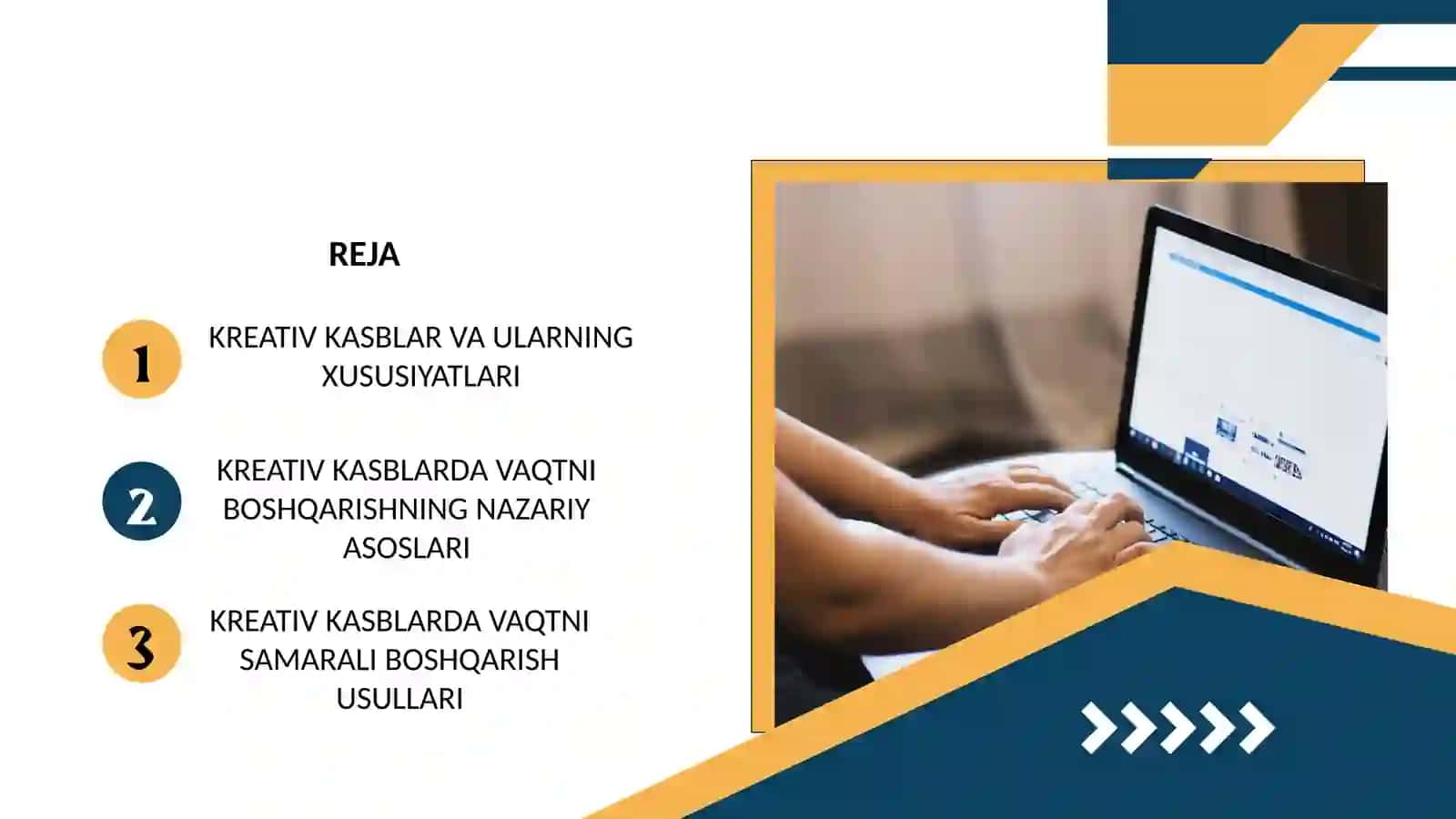 Kreativ Kasblarda vaqtni boshqarishning o‘ziga xos hususiyatlari 2