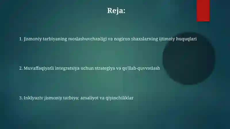 Adaptiv jismoniy tarbiya va nogiron shaxslarning ijtimoiy huquqlari 2