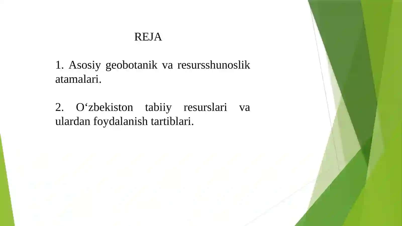 Asosiy geobotanik va resursshunoslik atamalari 2