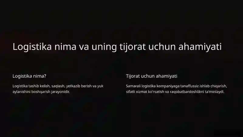 Tijorat logistikasi 2