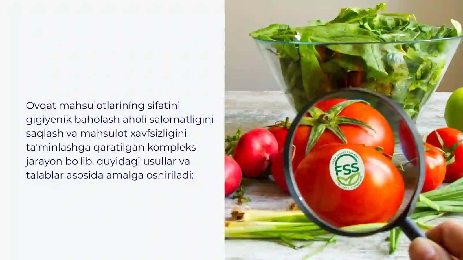 Ovqat mahsulotlarini sifatini gigiyenik baholash 2