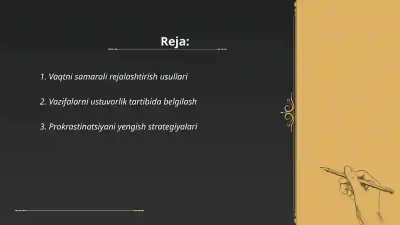 Vaqt, g'azab va stressni to'g'ri boshqarish 2