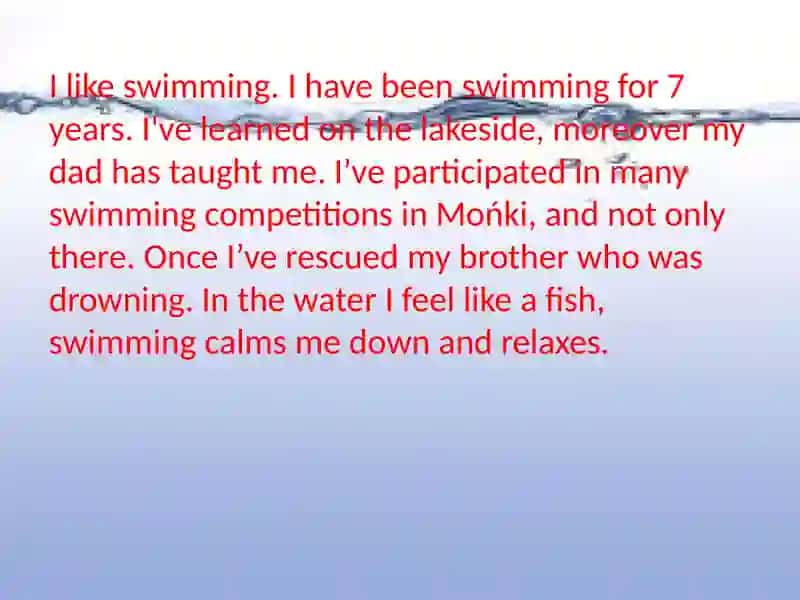 Swimming 2
